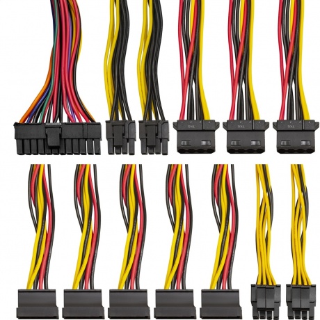 Блок питания ExeGate 600W 600PPE black (EX260643RUS-PC) - фото 5