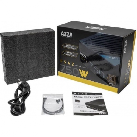 Блок питания Azza ATX 750W PSAZ-750W 80+ bronze - фото 3