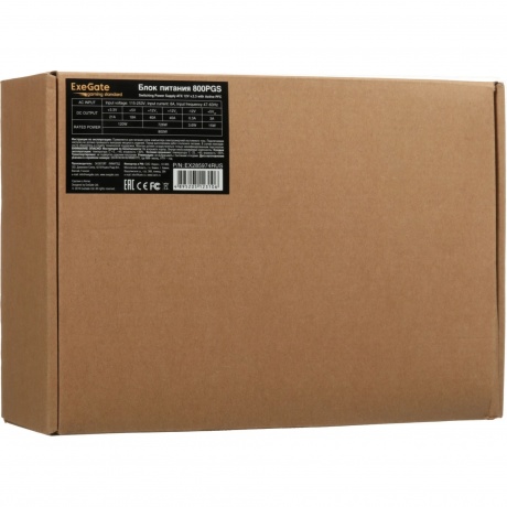 Блок питания ExeGate 800W Gaming Standard 800PGS (EX285974RUS) - фото 9
