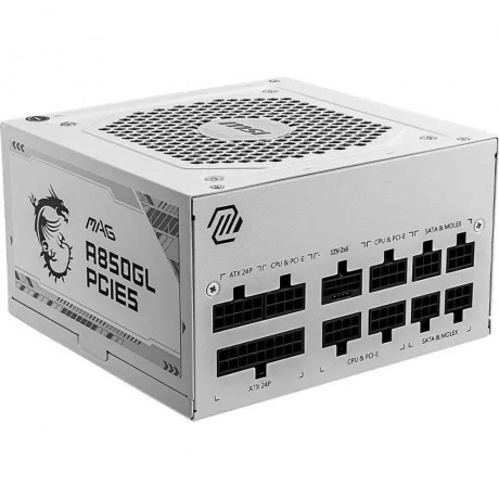 Блок питания MSI MAG A850GL (306-7ZP8A24-CE0) White