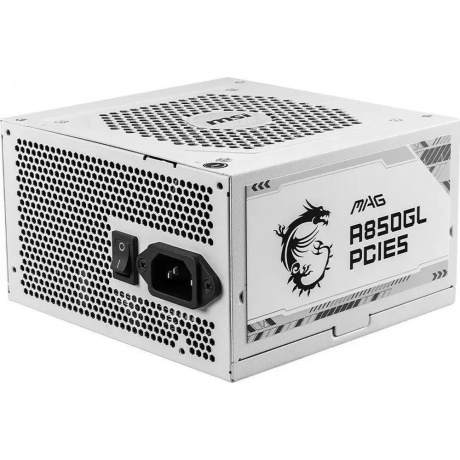 Блок питания MSI MAG A850GL (306-7ZP8A24-CE0) White - фото 2
