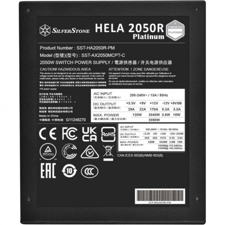 Блок питания Silverstone SST-HA2050R-PM (G540HA205RPM220) - фото 2