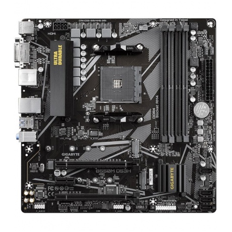Материнская плата Gigabyte B550M DS3H Socket AM4 - фото 2