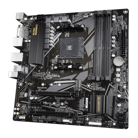 Материнская плата Gigabyte B550M DS3H Socket AM4 - фото 4