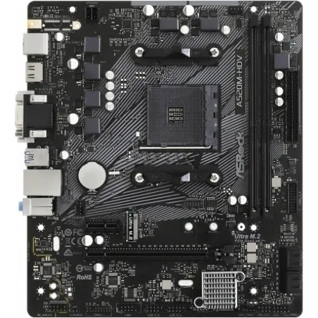 Материнская плата Asrock A520M-HDV Socket AM4