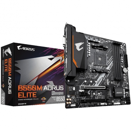 Материнская плата Gigabyte B550M AORUS ELITE - фото 1
