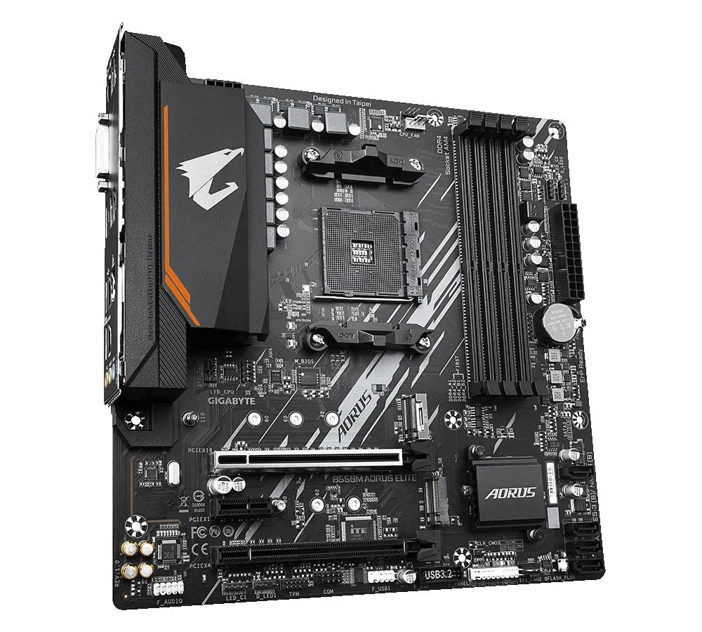 Материнская плата Gigabyte B550M AORUS ELITE Socket AM4 - фото 3