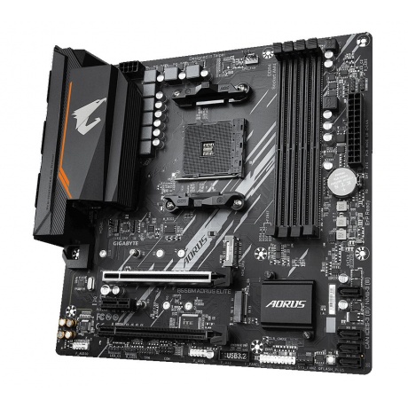 Материнская плата Gigabyte B550M AORUS ELITE Socket AM4 - фото 4