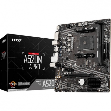 Материнская плата MSI A520M-A PRO Socket AM4 - фото 3