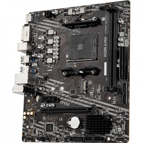 Материнская плата MSI A520M-A PRO Socket AM4 - фото 4