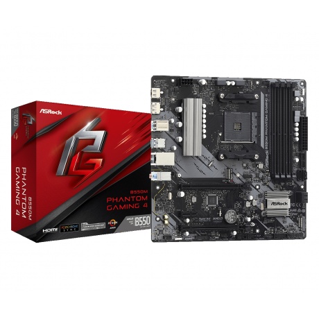 Материнская плата Asrock B550M PHANTOM GAMING 4 - фото 2