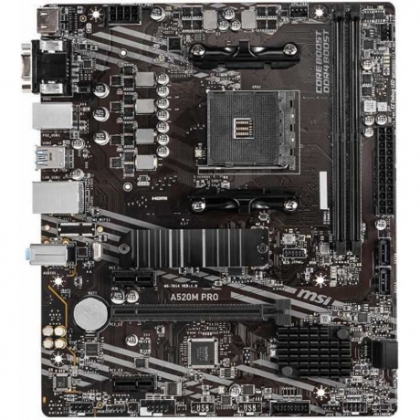 Материнская плата MSI A520M PRO Socket AM4 - фото 1