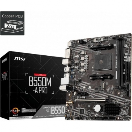 Материнская плата MSI B550M-A PRO Socket AM4 - фото 2