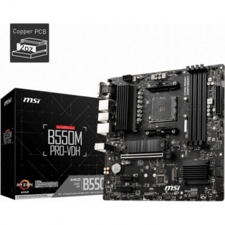 Материнская плата MSI B550M PRO-VDH Socket AM4 - фото 1