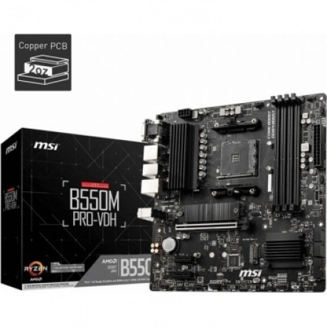 Материнская плата MSI B550M PRO-VDH Socket AM4