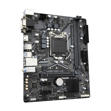 Материнская плата Gigabyte H410M S2H V2 - фото 3