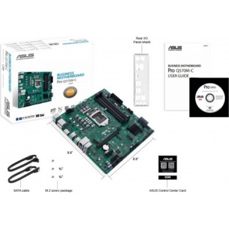 Материнская плата Asus Pro Q570M-C/CSM (90MB1700-M0EAYC) - фото 8
