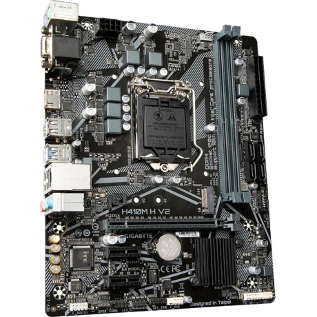 Материнская плата Gigabyte H410M H V2 - фото 3