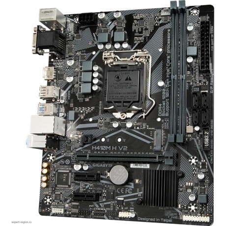 Материнская плата Gigabyte H410M H V2 - фото 4