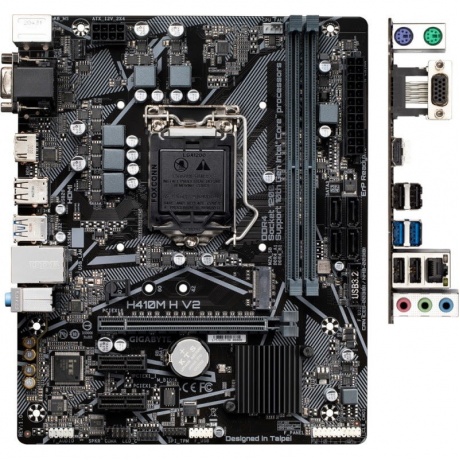 Материнская плата Gigabyte H410M H V2 - фото 8