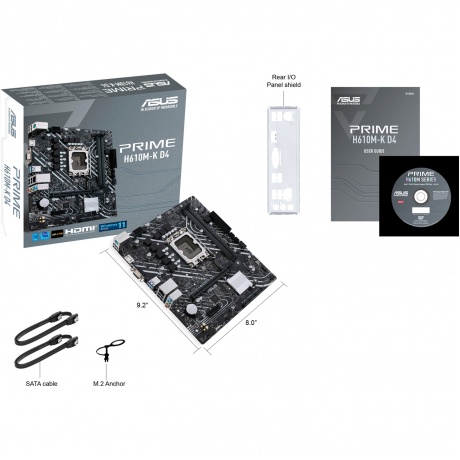 Материнская плата Asus Prime H610M-K D4 (90MB1A10-M0EAY0 - фото 7