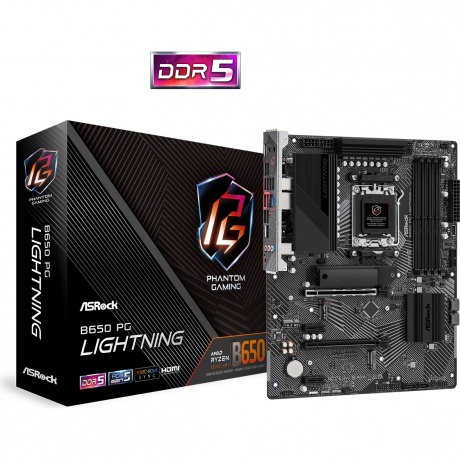 Материнская плата Asrock B650 PG LIGHTNING (90-MXBK20-A0UAYZ) - фото 3