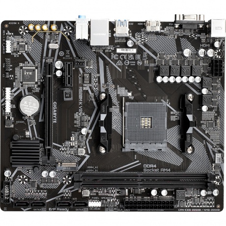 Материнская плата Gigabyte A520M K V2 - фото 3