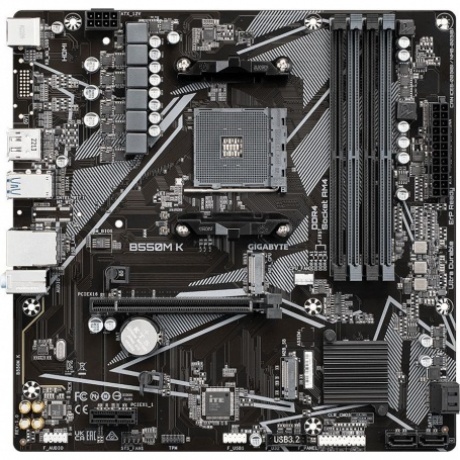 Материнская плата Gigabyte B550M K - фото 1