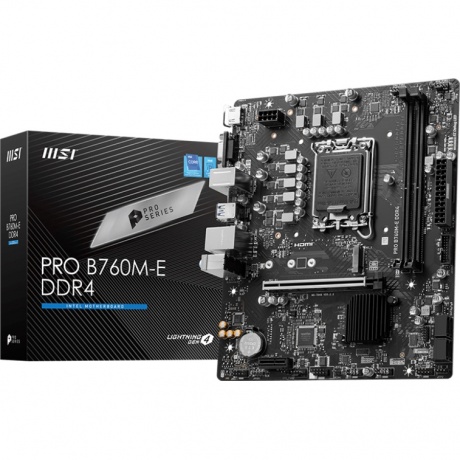 Материнская плата MSI PRO B760M-E DDR4 - фото 2