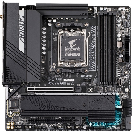 Материнская плата Gigabyte B650M AORUS ELITE AX - фото 1