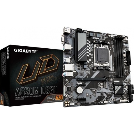 Материнская плата GIGABYTE A620M DS3H AM5 mATX (A620M DS3H) - фото 4
