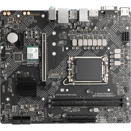 Материнская плата MSI PRO H610M-G WIFI DDR4 - фото 2