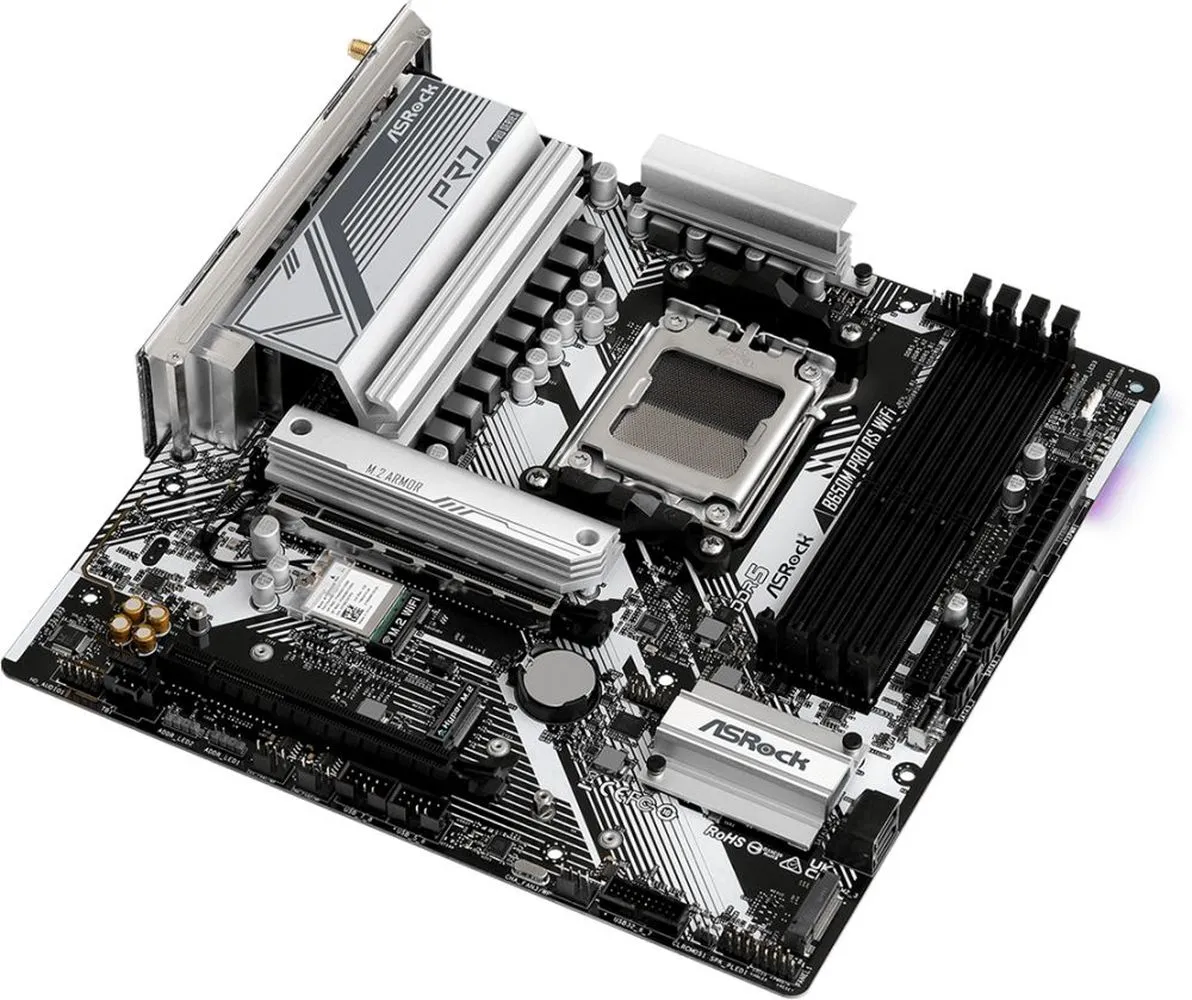 Материнская плата Asrock B650M PRO RS WIFI - фото 2