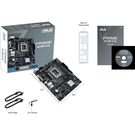 Материнская плата Asus PRIME H610M-D D4 (90MB1A00-M0EAY0) - фото 8