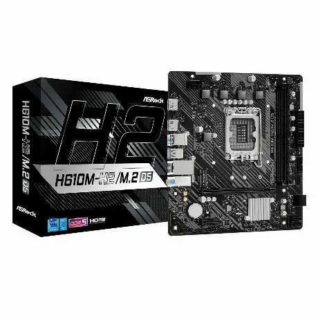 Материнская плата Asrock H610M-H2/M.2 D5, Socket 1700, 2xDDR5-48...