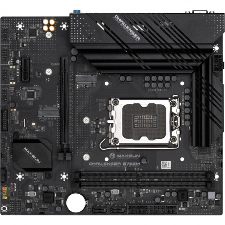 Материнская плата MAXSUN MS-Challenger B760M 1700, 2xDDR4 (6940709699645) - фото 1