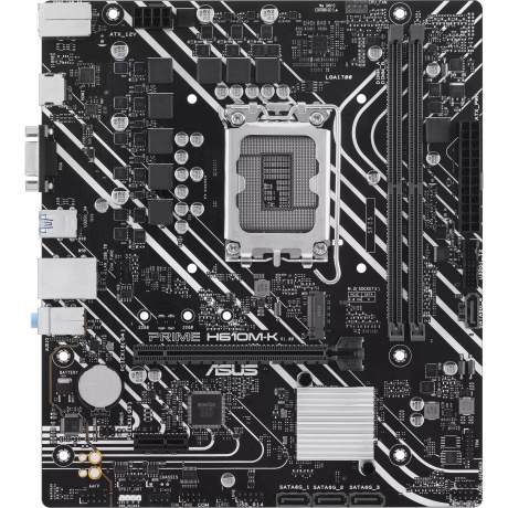 Материнская плата Asus PRIME H610M-K DDR5 (90MB1GA0-M0EAY0) - фото 2