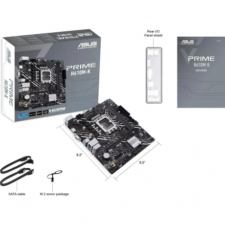 Материнская плата Asus PRIME H610M-K DDR5 (90MB1GA0-M0EAY0) - фото 9