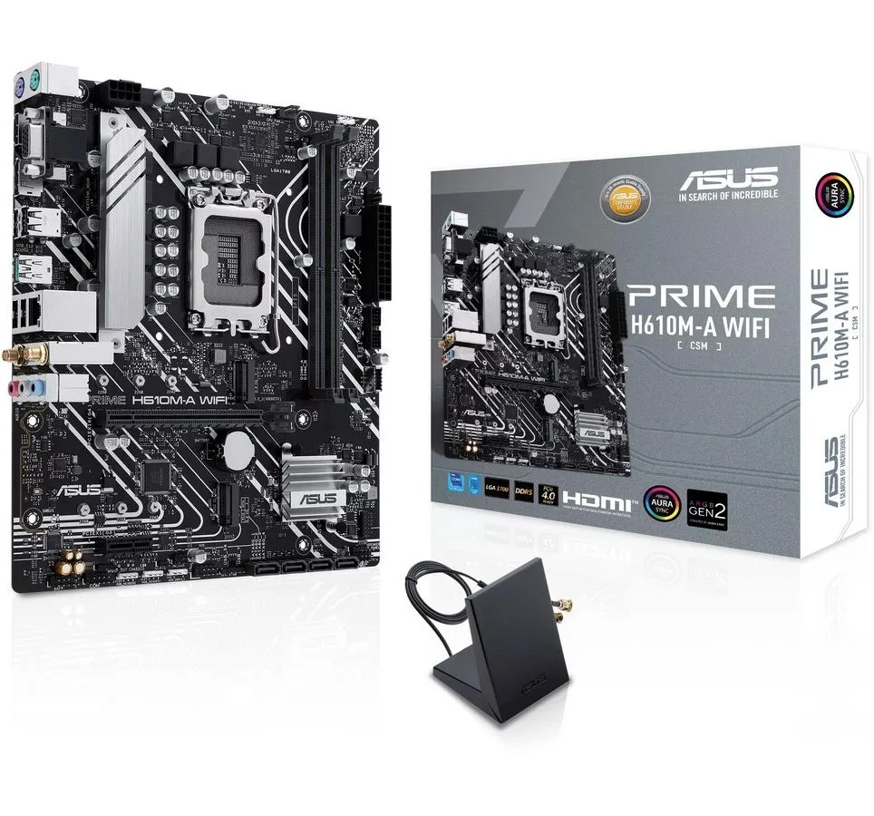 Материнская плата Asus PRIME H610M-A WIFI (90MB1G00-M0EAY0) - фото 1