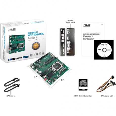 Материнская плата Asus PRO H610T-CSM (90MB1G60-M0EAYC) - фото 5