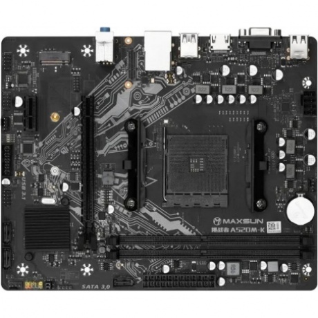 Материнская плата MAXSUN MS-Challenger A520M-K 2xDDR4 (6940709693797) - фото 1