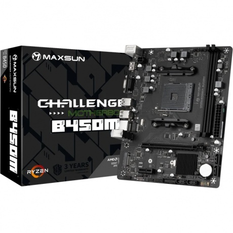 Материнская плата MAXSUN MS-Challenger B450M 2xDDR4 (6940709693032) - фото 6