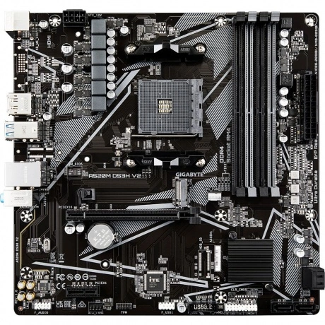 Материнская плата Gigabyte A520M DS3H V2, Socket AM4, 4xDDR4-320...