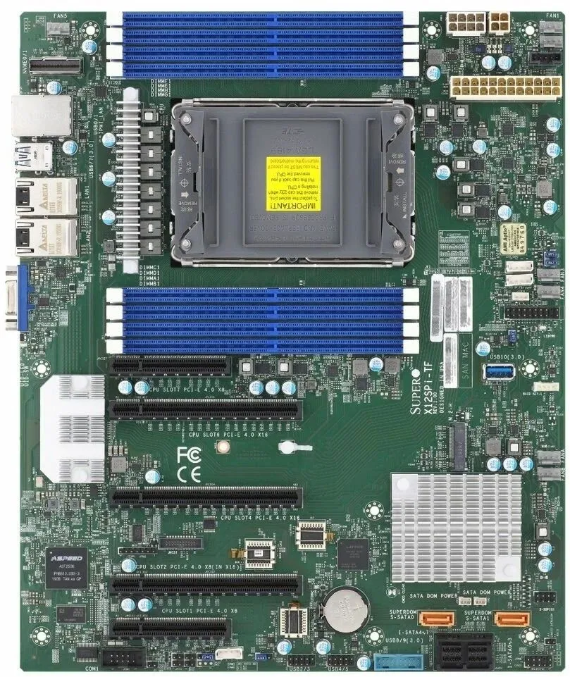 Материнская плата SuperMicro MBD-X12SPI-TF-B OEM - фото 1
