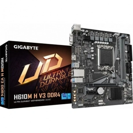 Материнская плата Gigabyte H610 S1700 (H610M H V3 DDR4)
