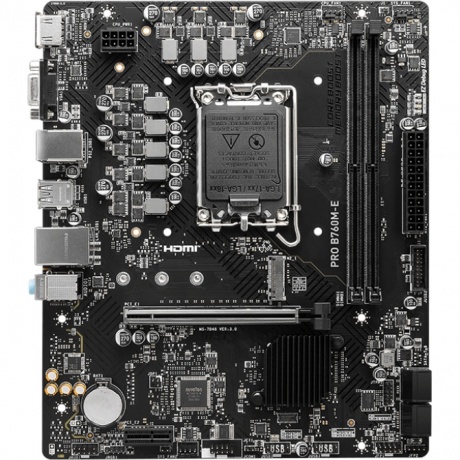 Материнская плата MSI PRO B760M-E B760 2DDR5 - фото 1