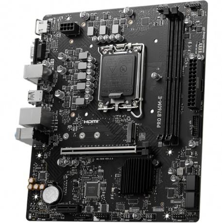 Материнская плата MSI PRO B760M-E B760 2DDR5 - фото 2