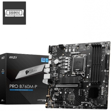 Материнская плата MSI PRO B760M-P 4 DDR5 - фото 5