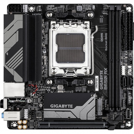 Материнская плата Gigabyte B650I AX, Socket AM5, 2xDDR5-5200 - фото 1