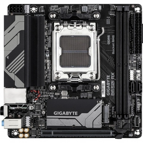 Материнская плата Gigabyte B650I AX, Socket AM5, 2xDDR5-5200
